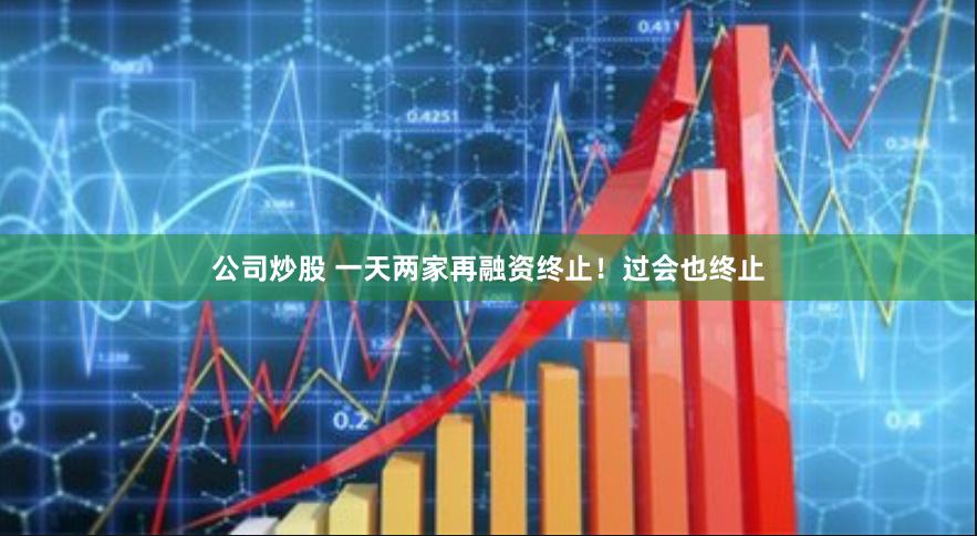 公司炒股 一天两家再融资终止！过会也终止